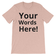 Fully Customizable Short-Sleeve Unisex T-Shirt