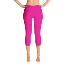 Magenta Capri Leggings