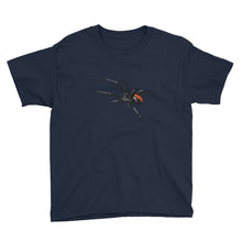 Black Widow Spider Youth Short Sleeve T-Shirt
