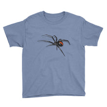 Black Widow Spider Youth Short Sleeve T-Shirt