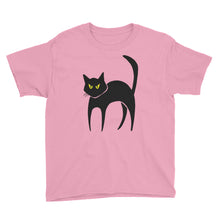 Black Cat Youth Short Sleeve T-Shirt
