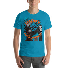 Happy Halloween Grim Reaper Short-Sleeve Unisex T-Shirt