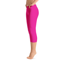 Magenta Capri Leggings
