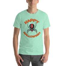 Happy Halloween Spider Short-Sleeve Unisex T-Shirt