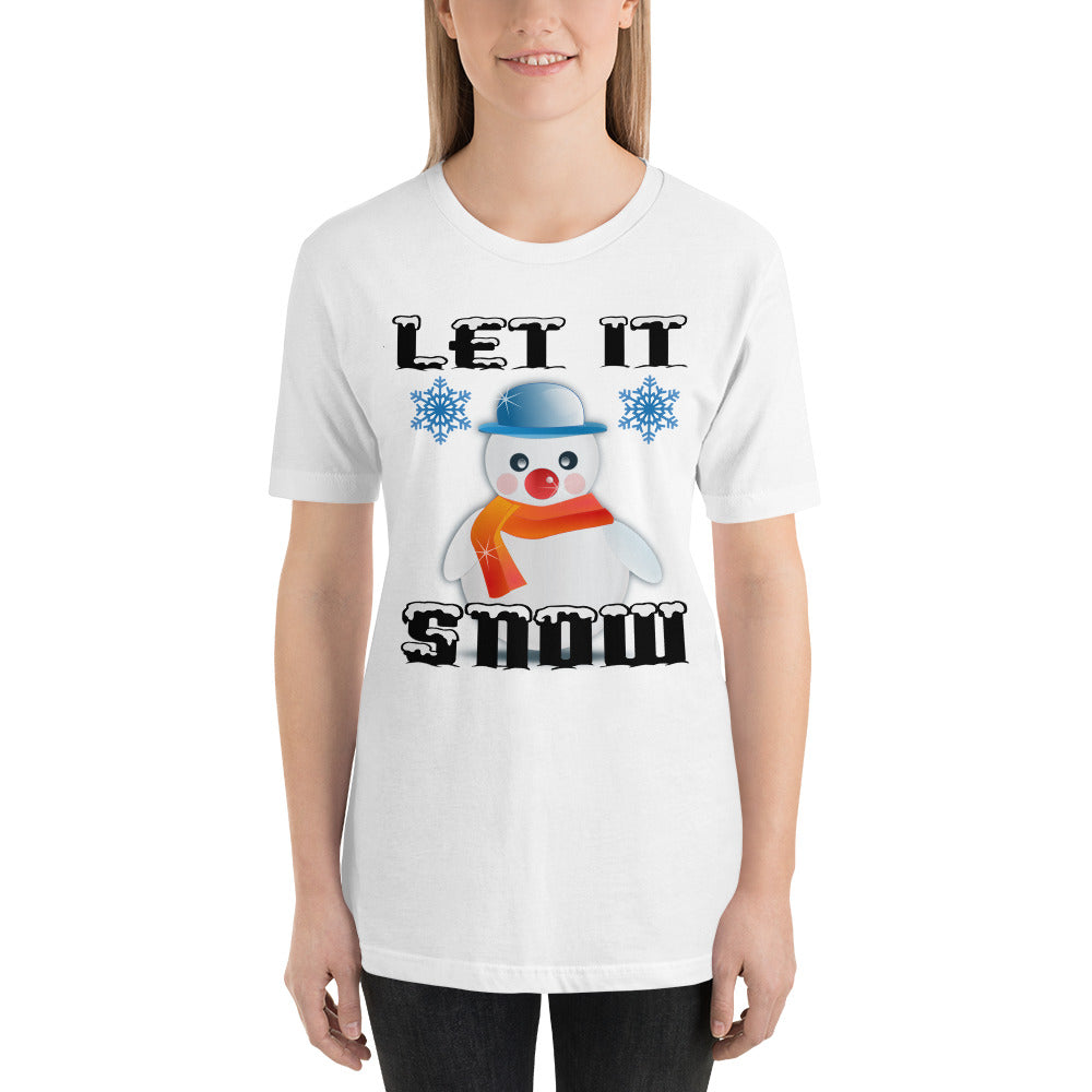 Let It Snowman Short-Sleeve Unisex T-Shirt