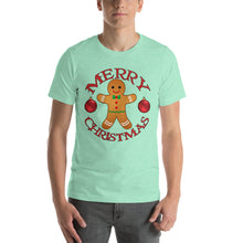 Merry Christmas Gingerbread Man Short-Sleeve Unisex T-Shirt