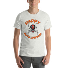 Happy Halloween Spider Short-Sleeve Unisex T-Shirt