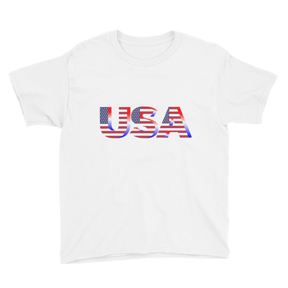 U. S. A. Youth Short Sleeve T-Shirt