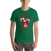 Merry Christmas Candy Cane Short-Sleeve Unisex T-Shirt