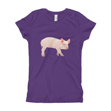 Girl's T-Shirt - Pig