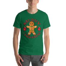 Merry Christmas Gingerbread Man Short-Sleeve Unisex T-Shirt