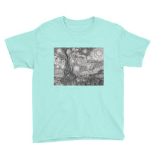 Starry Night Youth Short Sleeve T-Shirt
