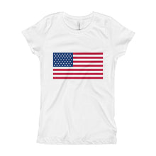 Girl's T-Shirt - American Flag