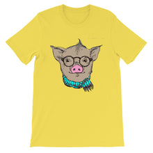 Hipster Pig Short-Sleeve Unisex T-Shirt