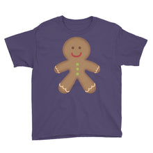 Gingerbread Man Youth Short Sleeve T-Shirt