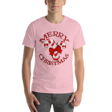 Merry Christmas Candy Cane Short-Sleeve Unisex T-Shirt