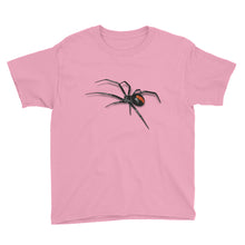 Black Widow Spider Youth Short Sleeve T-Shirt