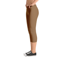 Brown Capri Leggings