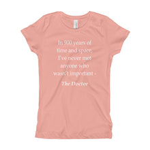 Girl's T-Shirt - Doctor Who