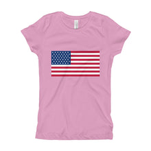 Girl's T-Shirt - American Flag