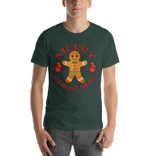 Merry Christmas Gingerbread Man Short-Sleeve Unisex T-Shirt