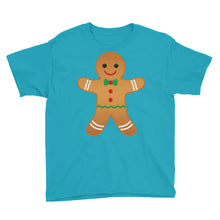 Gingerbread Man Youth Short Sleeve T-Shirt