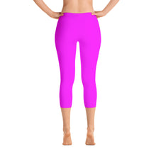 Magenta Capri Leggings