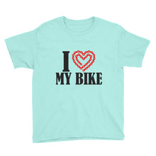 I Love My Bike Youth Short Sleeve T-Shirt