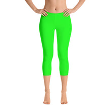 Green Capri Leggings