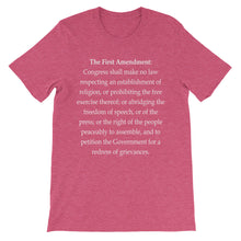 First Amendment t-shirt