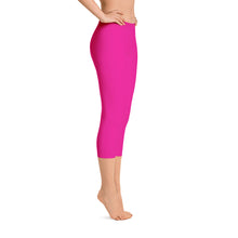 Magenta Capri Leggings