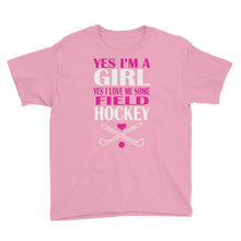I Love Me Some Field Hockey Youth Short Sleeve T-Shirt