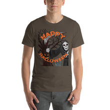 Happy Halloween Grim Reaper Short-Sleeve Unisex T-Shirt