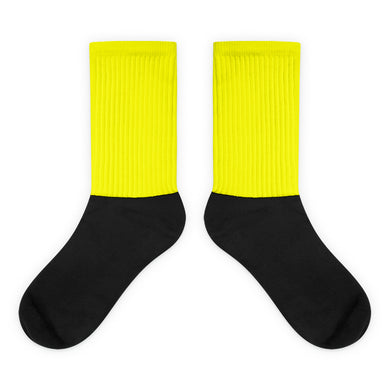 Yellow foot socks