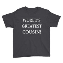 World's Greatest Cousin Youth Short Sleeve T-Shirt