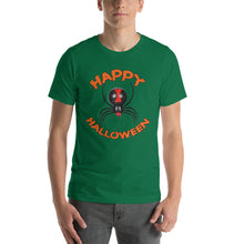 Happy Halloween Spider Short-Sleeve Unisex T-Shirt