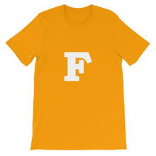 F Short-Sleeve Unisex T-Shirt