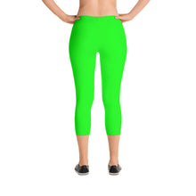 Green Capri Leggings
