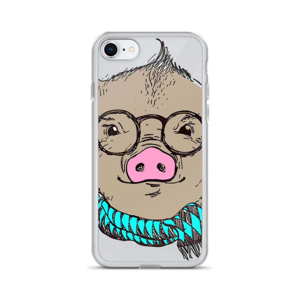 Hipster Pig iPhone Case