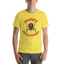 Happy Halloween Spider Short-Sleeve Unisex T-Shirt