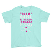 I Love Me Some Field Hockey Youth Short Sleeve T-Shirt
