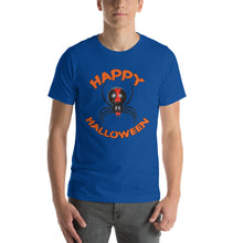 Happy Halloween Spider Short-Sleeve Unisex T-Shirt