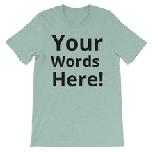 Fully Customizable Short-Sleeve Unisex T-Shirt