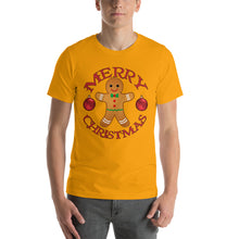 Merry Christmas Gingerbread Man Short-Sleeve Unisex T-Shirt