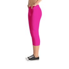 Magenta Capri Leggings