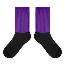 Purple foot socks