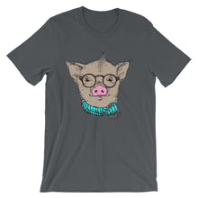 Hipster Pig Short-Sleeve Unisex T-Shirt