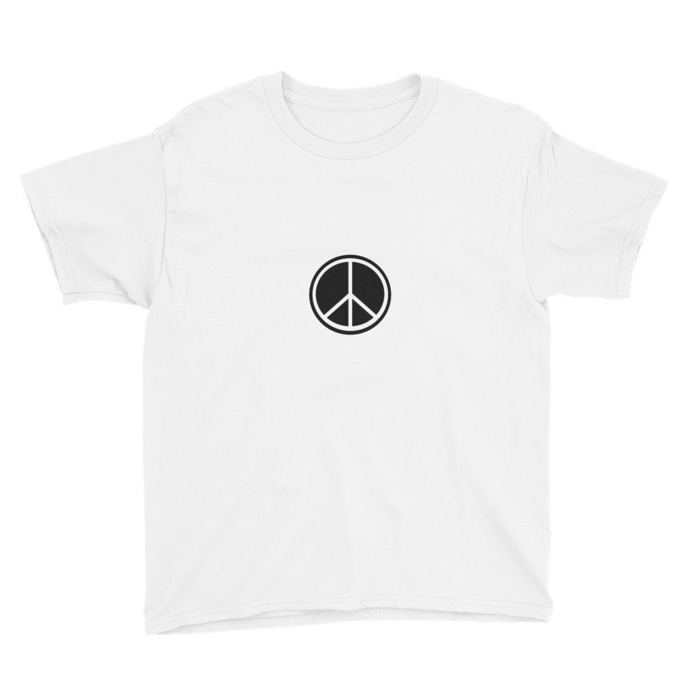 Peace Symbol Youth Short Sleeve T-Shirt