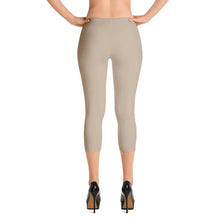 Tan Capri Leggings