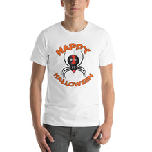 Happy Halloween Spider Short-Sleeve Unisex T-Shirt